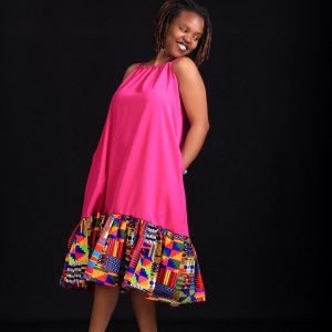 The Mina Dress (Pink)